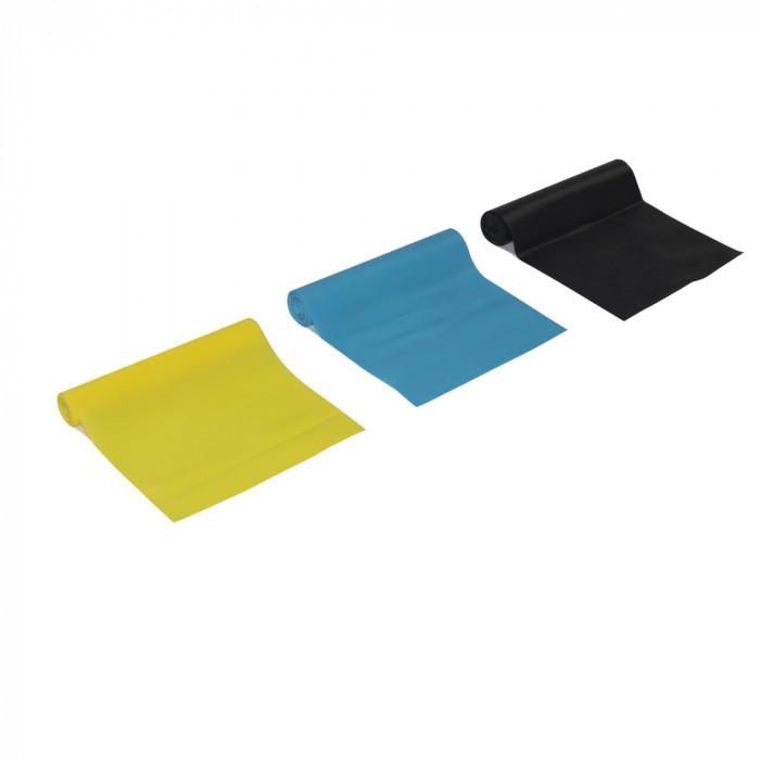 KIT COM 3 FAIXAS ELASTICAS ONE LIFE (THERA BAND) LEVE/MEDIO/FORTE