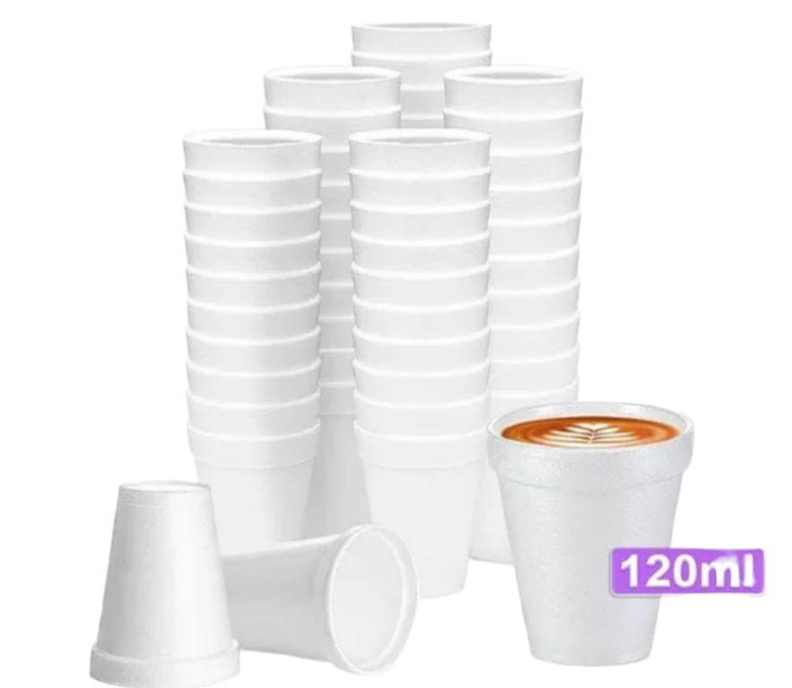 COPO TÉRMICO ISOPOR. 120ML.