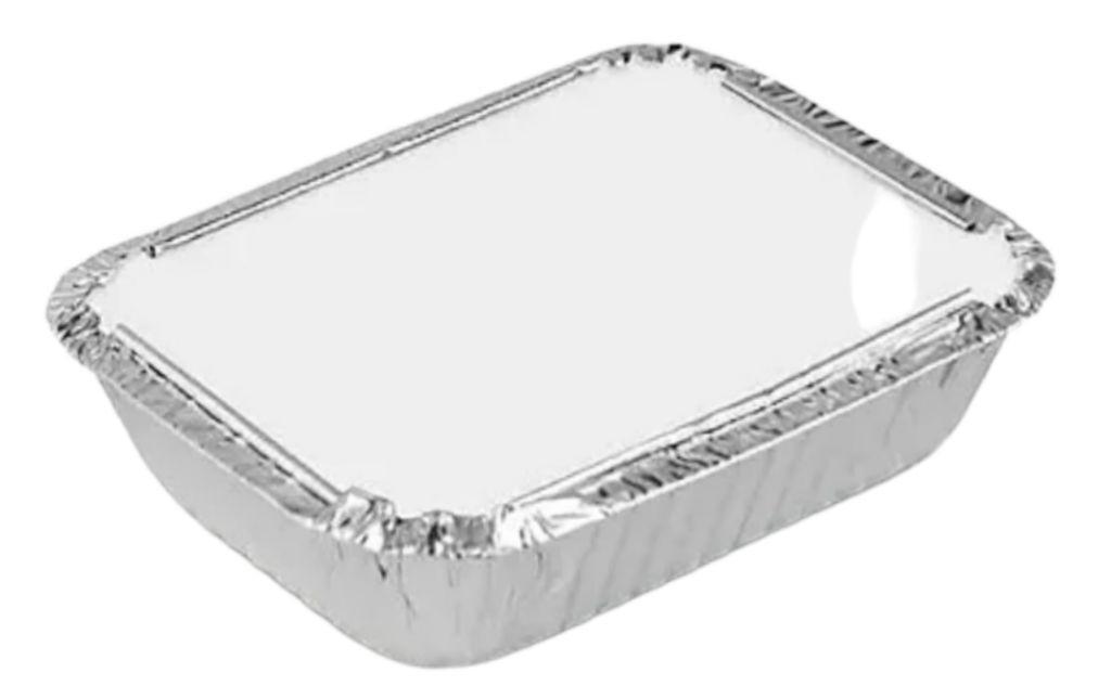 MARMITEX ALUMÍNIO RETANGULAR - 500ML.