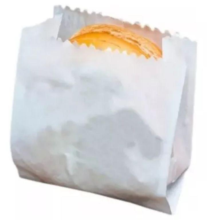 SACO PAPEL MONO BRANCO HAMBÚRGUÃO.