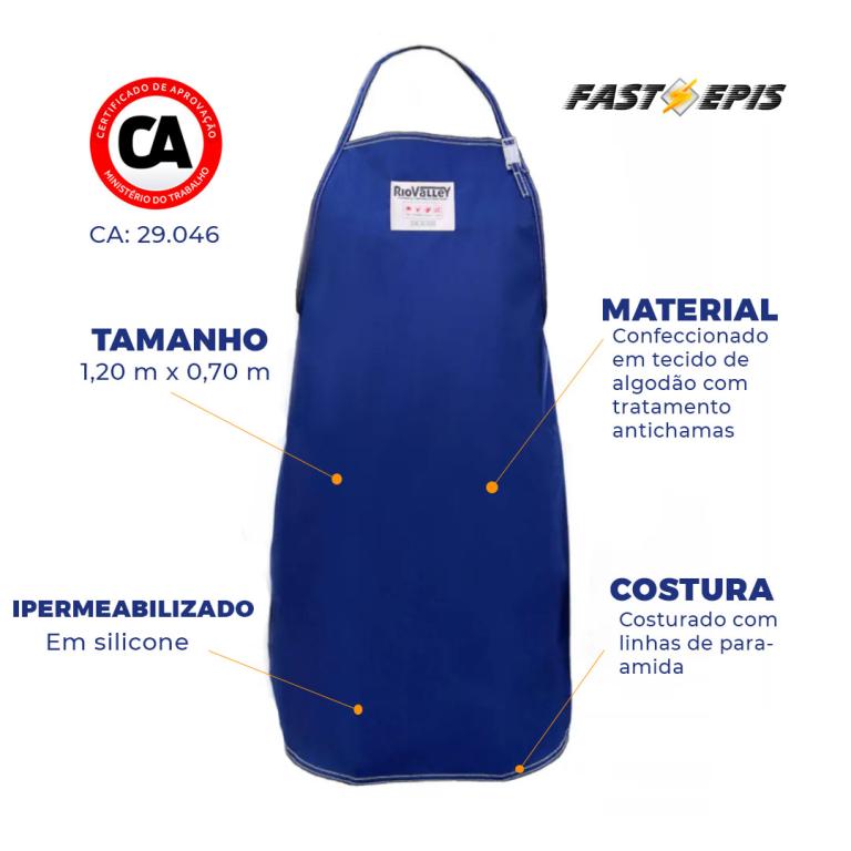 AVENTAL TÉRMICO 0,90x0,70. (CA 29046).