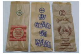 Saco de Pão Kraft 1/2 kg Marrom