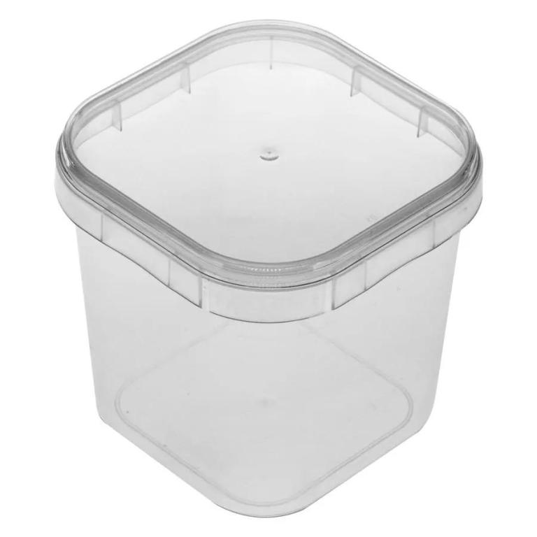POTE QUADRADO C/ TAMPA 220ML 20X10