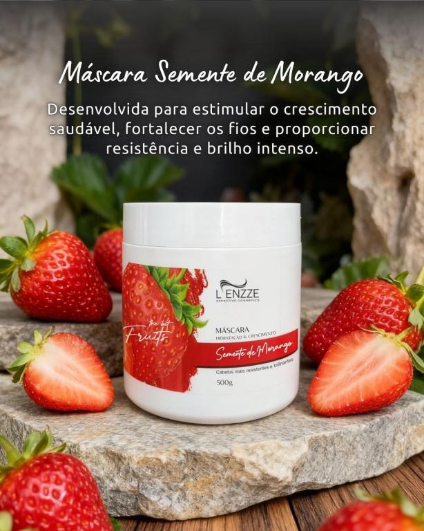 Máscara Semente de Morango