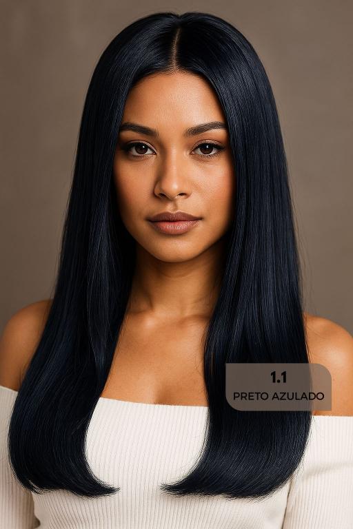Coloração 1.1 - Preto Azulado