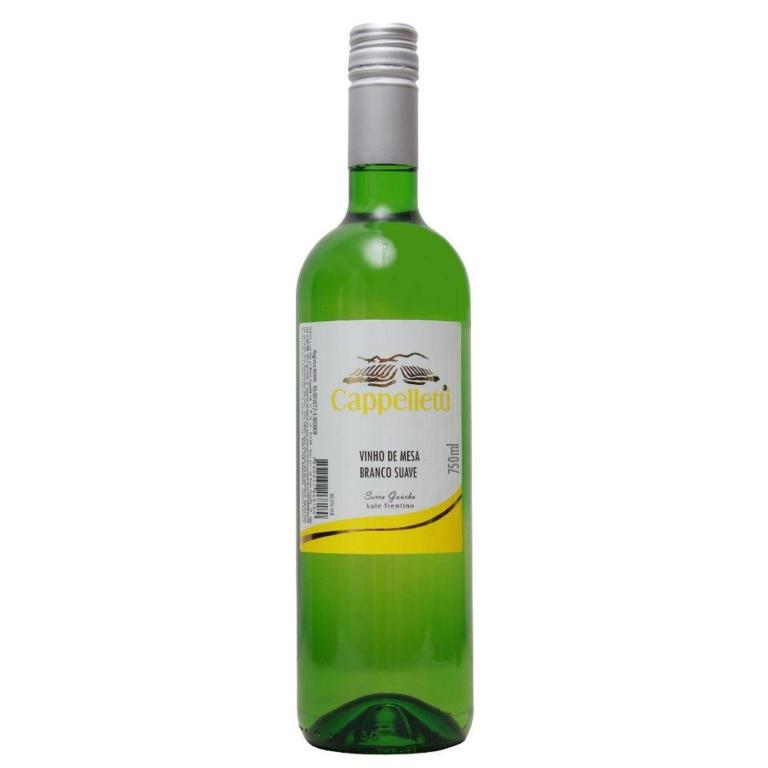 VINHO CAPPELLETTI 750 ML  BRANCO SUAVE