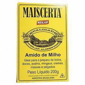 Amido De Milho Mais Certa 200g