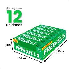 BALA FREEGELS MENTA display com 12un
