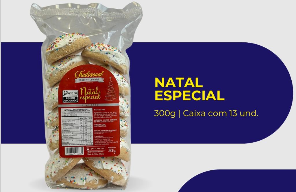 Biscoito Tradicional Natal 300g