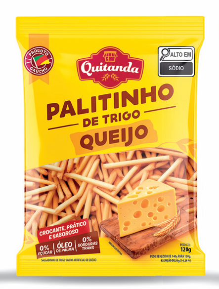 Salgadinho Palito de trigo Queijo 120g