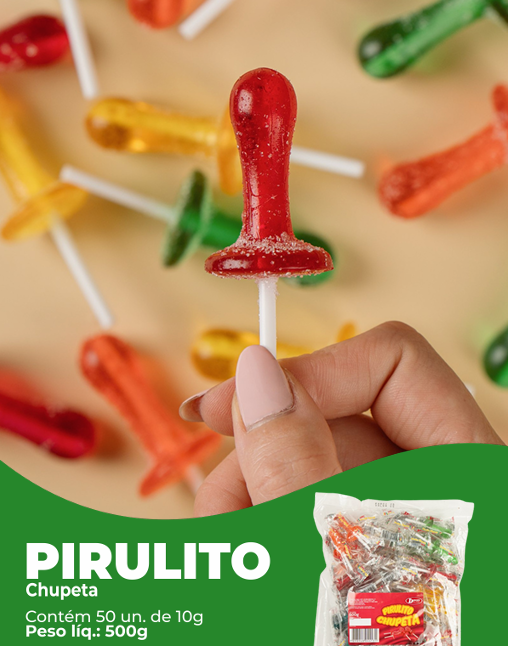 PIRULITO CHUPETA 50X10G