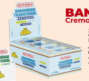 BANANINHA CREMOSA OLIVEIRA 24X22G ZERO