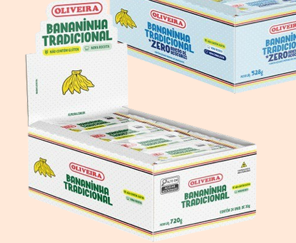 BANANINHA CREMOSA OLIVEIRA 30X24G
