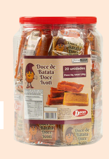 DOCE DE BATATA DOCE IVOTI 20X55G
