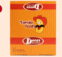 TORRÃO AMENDOIN IVOTI 20X80G