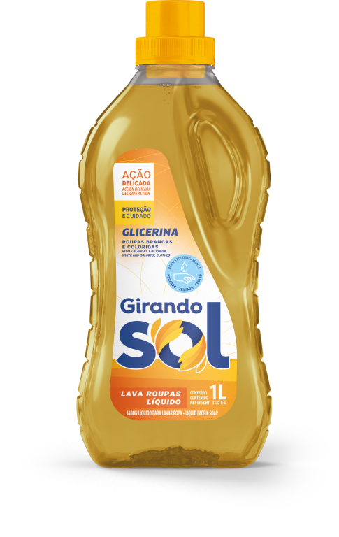 Lava Roupas Liq Girando Sol Glicerina 1Lt