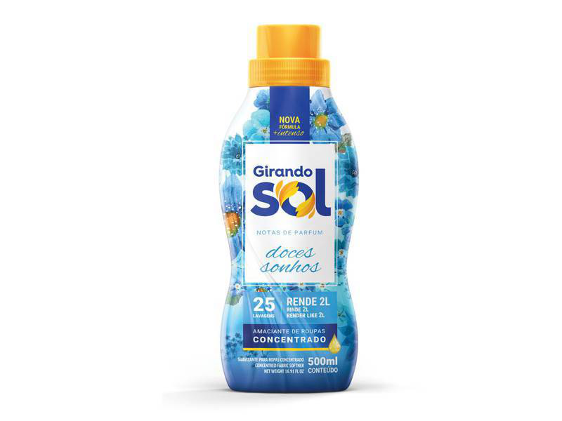 Amac Conc Girando Sol Doces Sonhos 500ml AZ