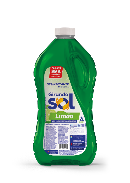 Desinf Girando Sol Limao 6x2L