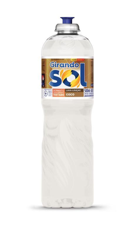 Deterg Liq Girando Sol Coco 500ml