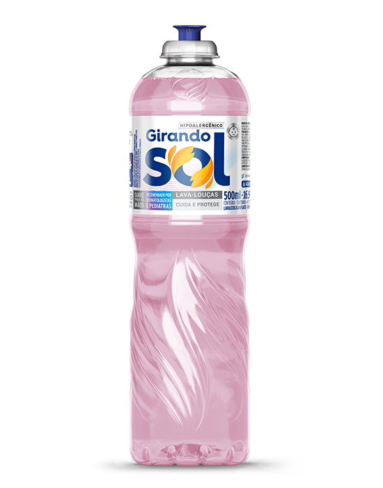 Deterg Liq Girando Sol Hipoalergico 500ml