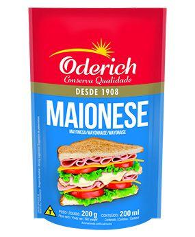 Maionese Tradicional Oderich Sache 200g