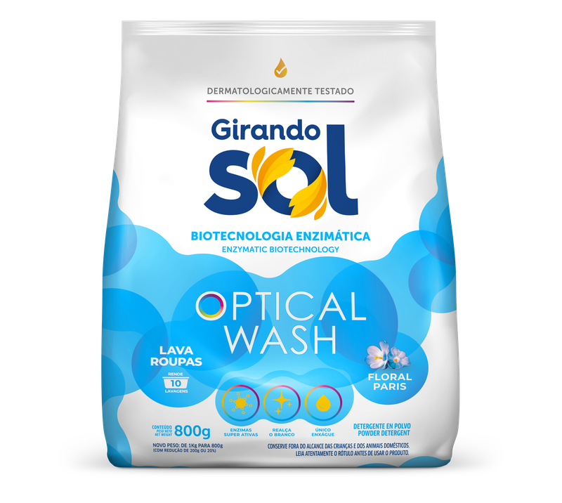 Sabao Po Girando Sol Floral Paris 800g