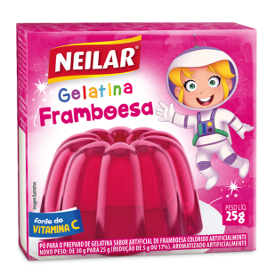 Gelatina Neilar Framboesa 20g
