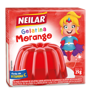 Gelatina Neilar Morango 20g