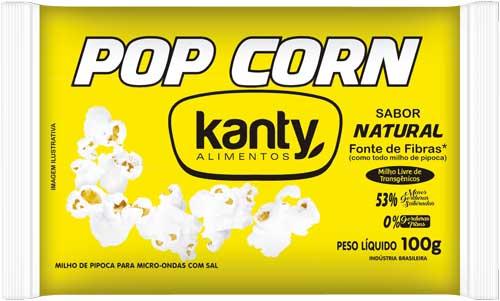 Pipoca Micro-ondas Kanty Natural 100g