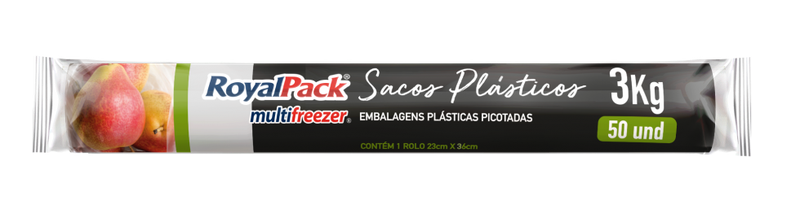 Saco para Freezer Royalpack 3kg c/50