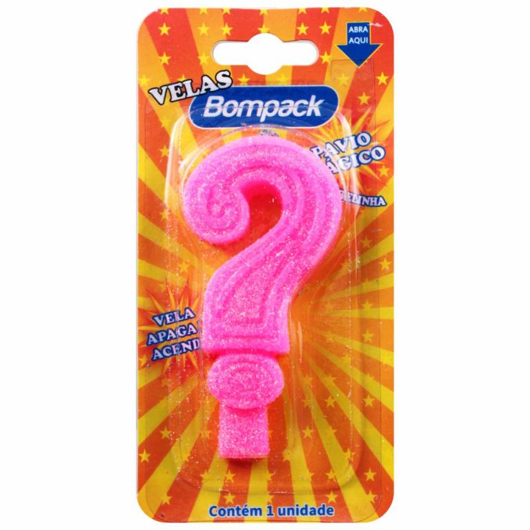 Vela Aniversario Bompack ? Rosa 4x1