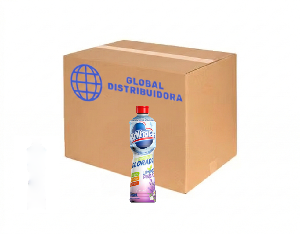 Deterg Clorado Brilholac Lavanda 12x500ml