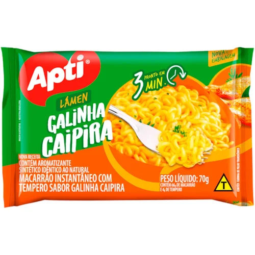 Mac Instantaneo Apti Galinha Caipira 70g
