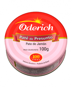 Pate Oderich De Presunto 100g