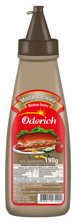 Mostarda Oderich Escura 190g