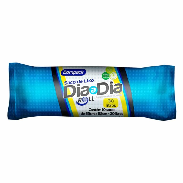 Saco Lixo Bompack Dia a Dia (Rolo) 30lt C/10