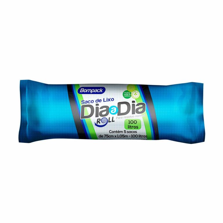 Saco Lixo Bompack Dia a Dia (Rolo) 100lt C/5