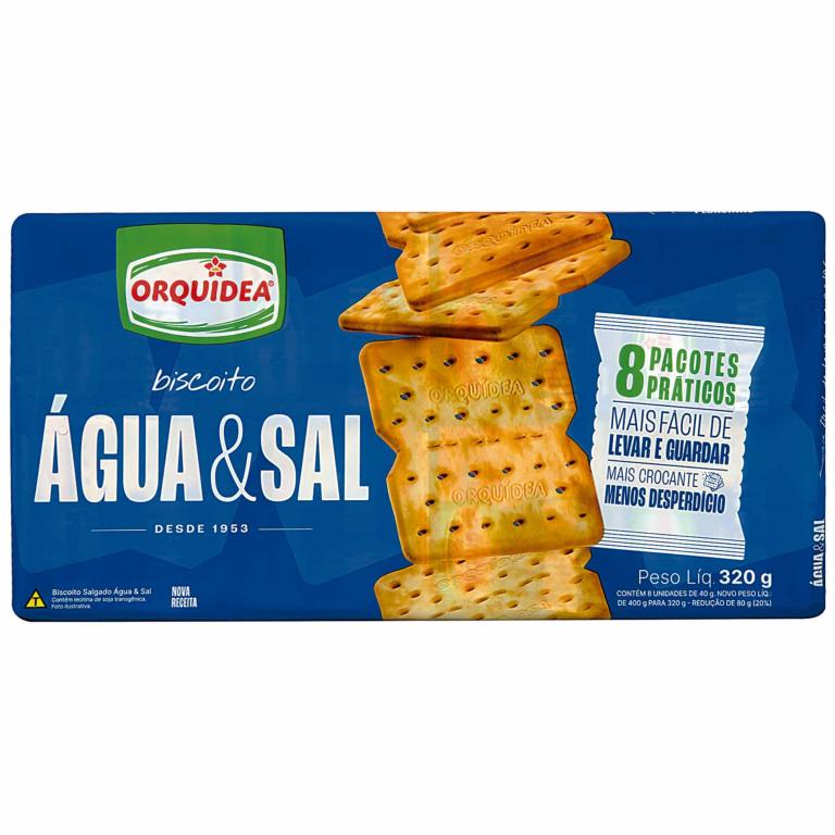 Bisc Laminados Orquidea Agua e Sal 320g