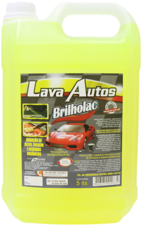 Lava Autos Brilholac Tradicional 5Lt