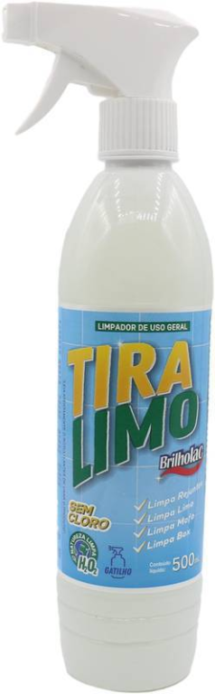 Limpad Tira Limo Brilholac S/Cloro Gat 500ml