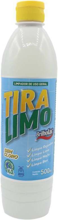 Limpad Tira Limo Brilholac S/Cloro Ref 500ml