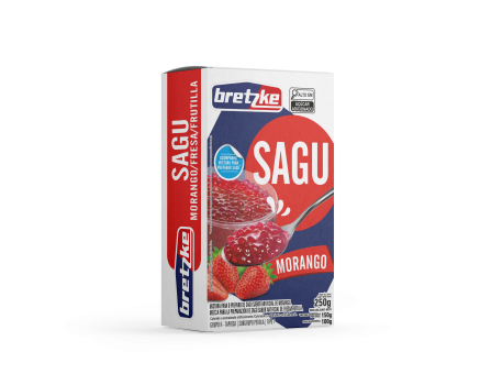 Sagu Bretzke Morango 250g