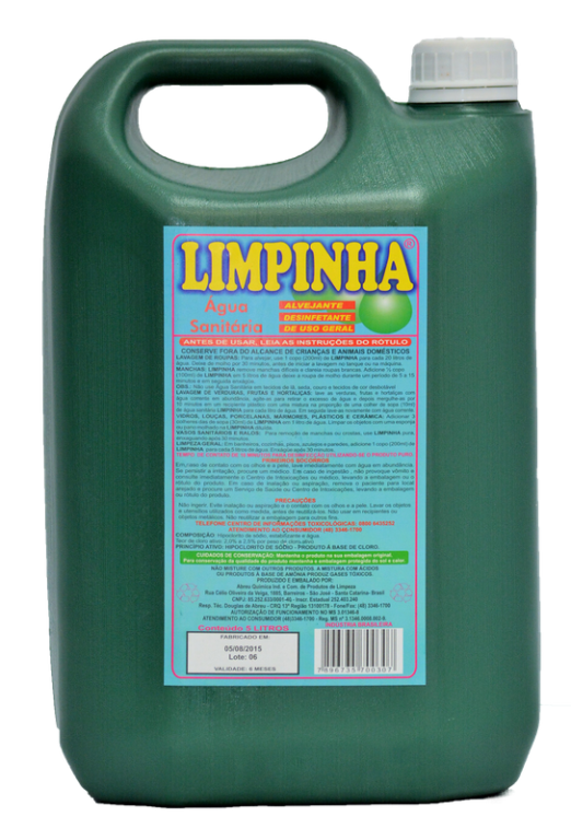 Agua Sanitaria Limpinha 5L