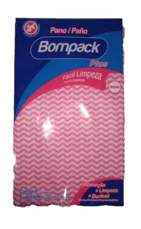 Pano Bompack Multiuso Rosa C/5und