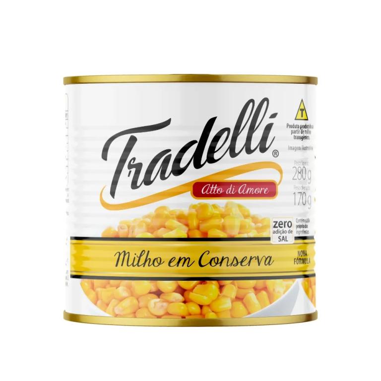 Milho Verde Tradelli Lata 170g