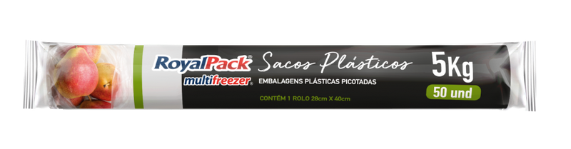 Saco para Freezer Royalpack 5kg c/50