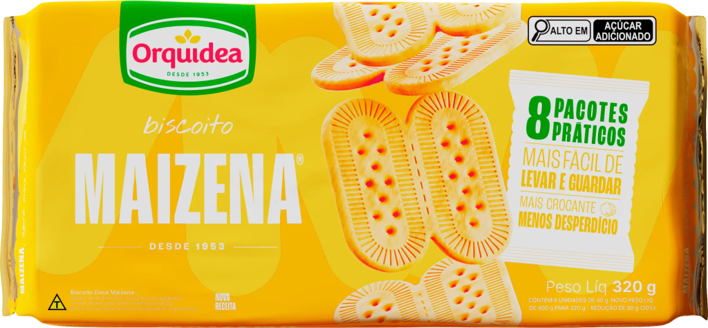Bisc Laminados Orquidea Maizena 320g