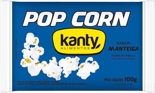Pipoca Micro-ondas Kanty Manteiga 100g