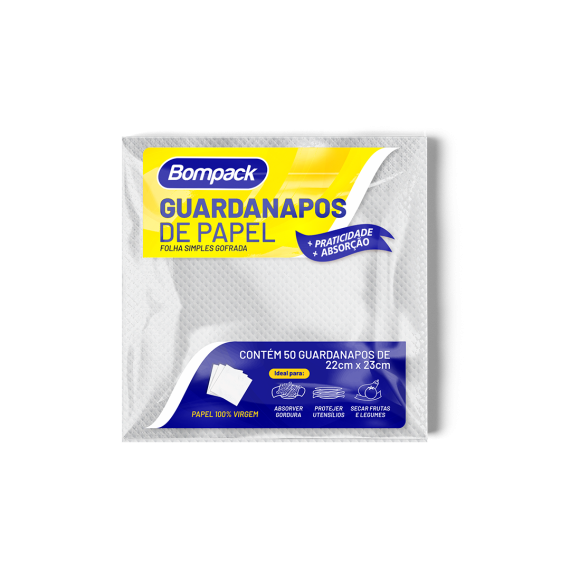Guardanapo de Papel Bompack Peq 16x1