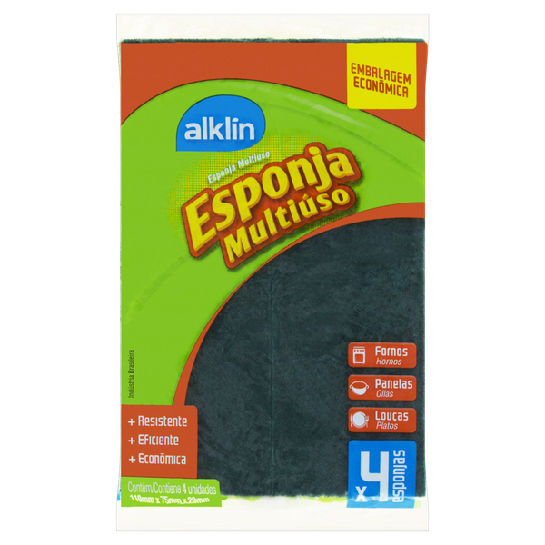 Esponja Multiuso Alklin Pct C/4